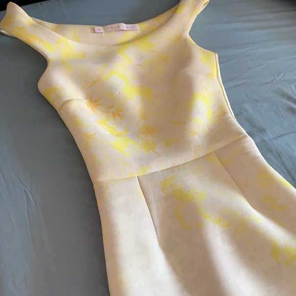 True Violet Bardot Dress - Ombre Floral/Multi/UK 6 - Picture 3 of 5